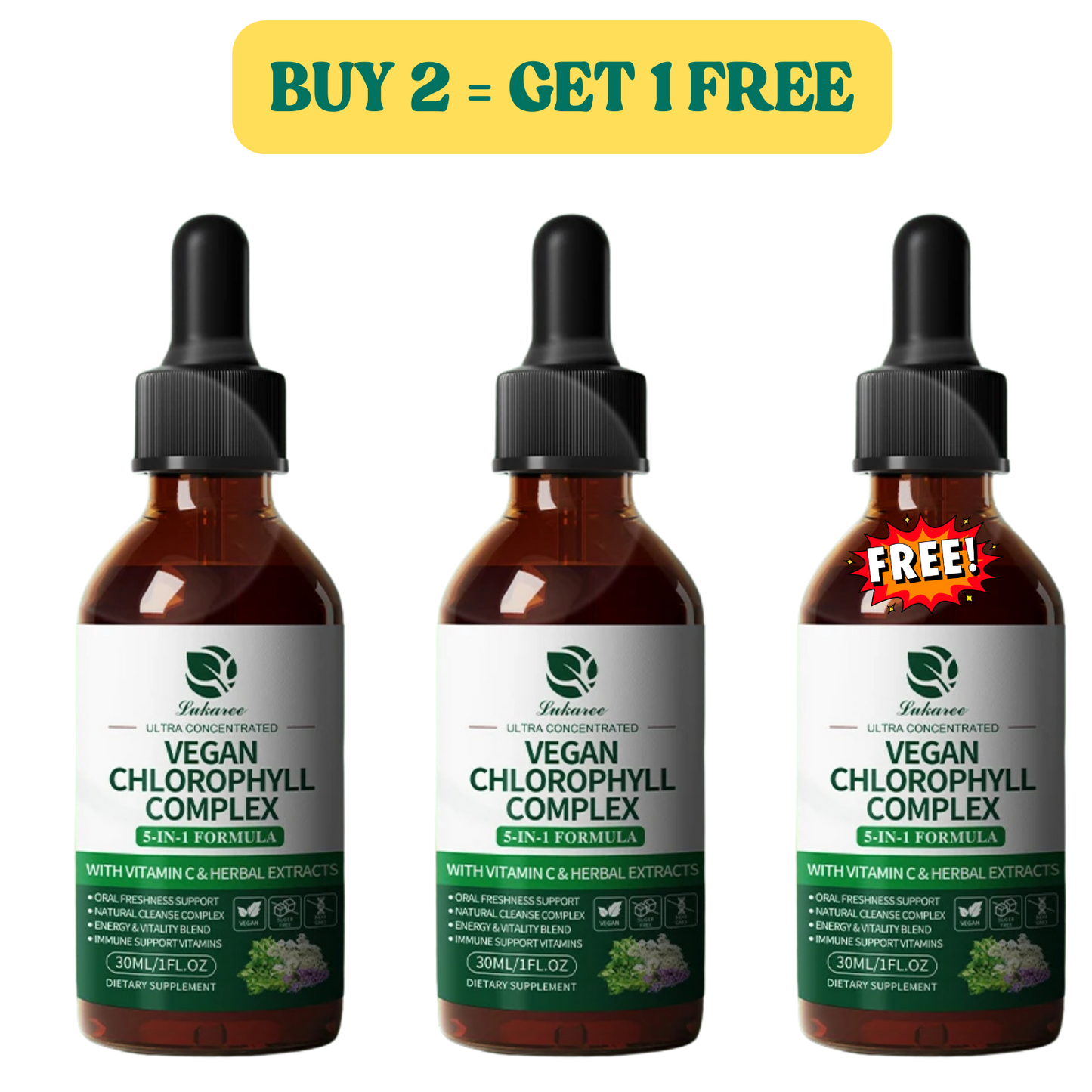 SnatchWell Liquid Chlorophyll Complex Drops (Free)
