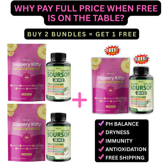 KittySnatch™ Slippery Kitty Probiotic + Soursop Bundle
