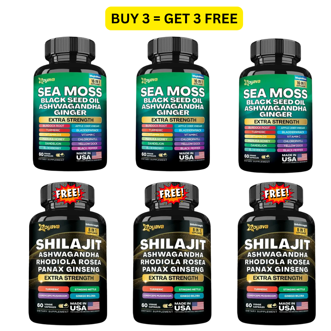 Nature's Vitality Boost Kit Bundle - Sea Moss & Shilajit