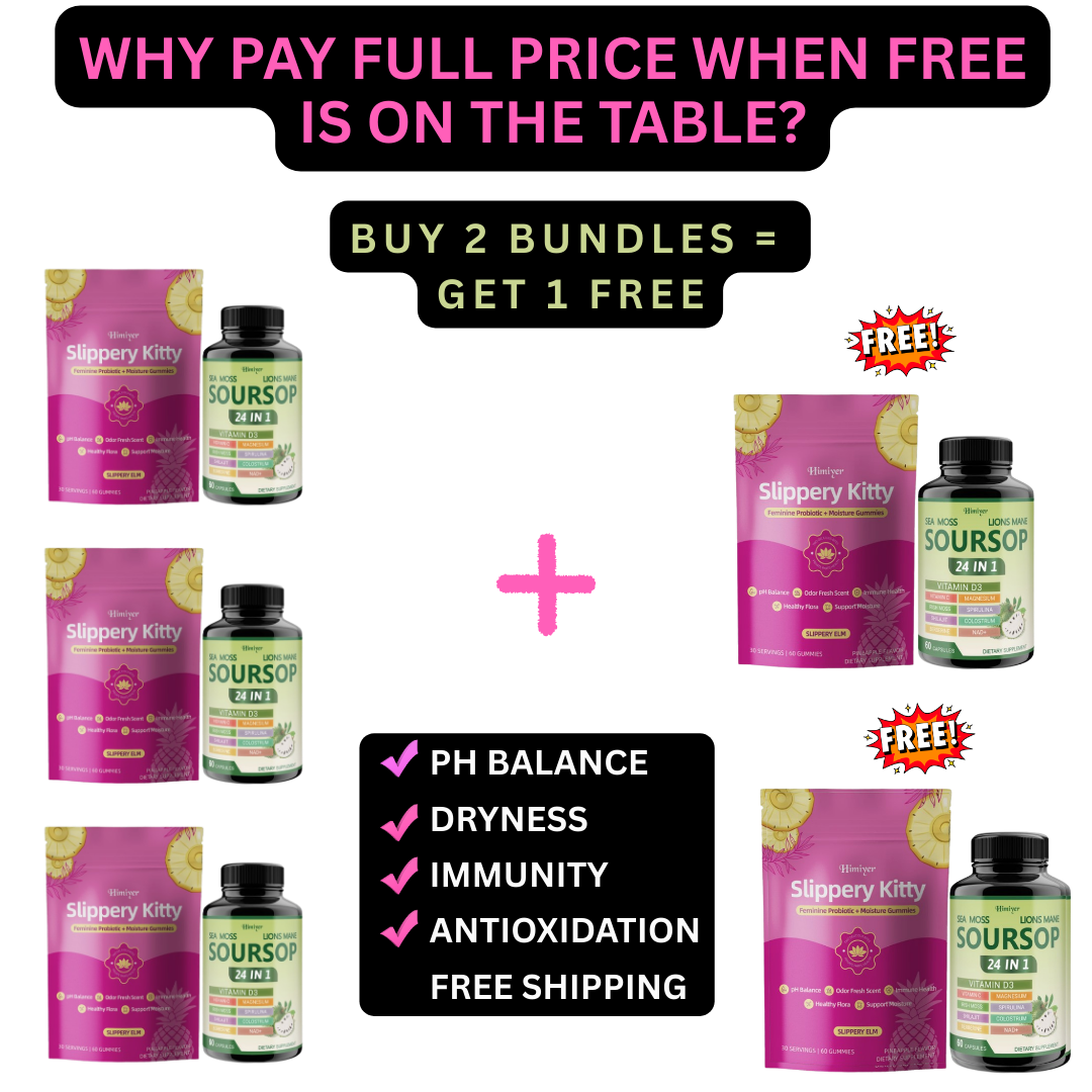 KittySnatch™ Slippery Kitty Probiotic + Soursop Bundle