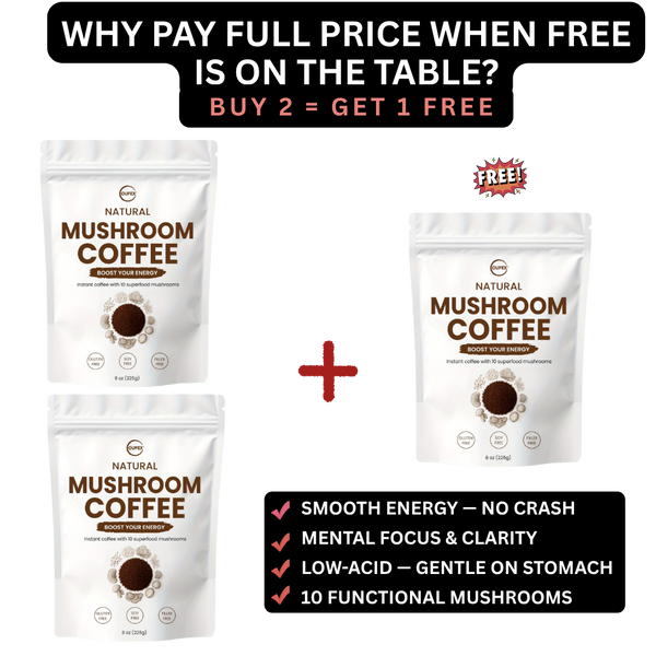SnatchBrew™ Arabica Mushroom Coffee