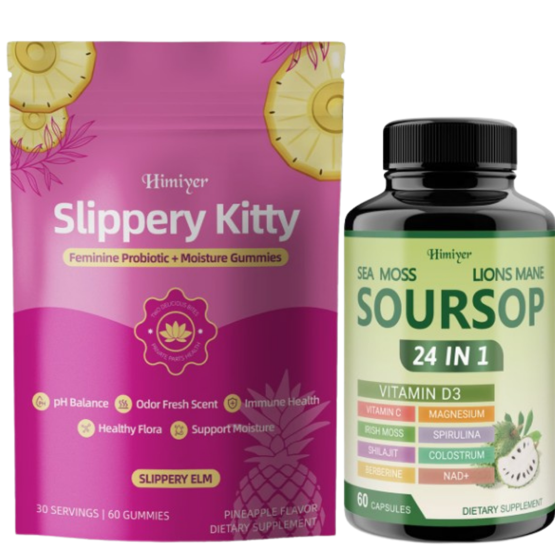 KittySnatch™ Slippery Kitty Probiotic + Soursop Bundle