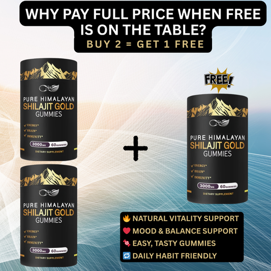 ShilaSnatch™ Himalayan Shilajit Gold Gummies