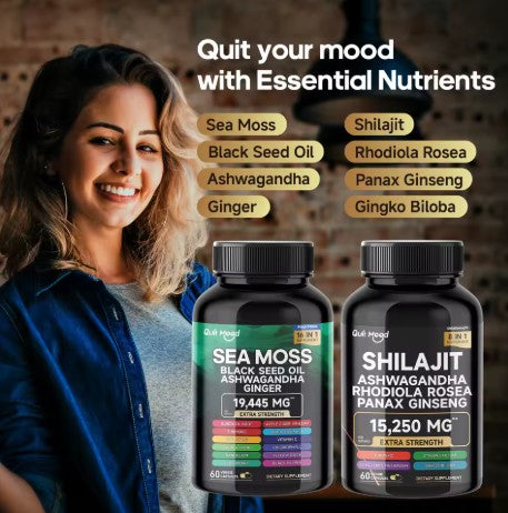 Nature's Vitality Boost Kit Bundle - Sea Moss & Shilajit