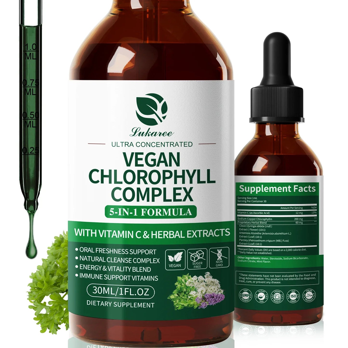 SnatchWell Liquid Chlorophyll Complex Drops (Free)
