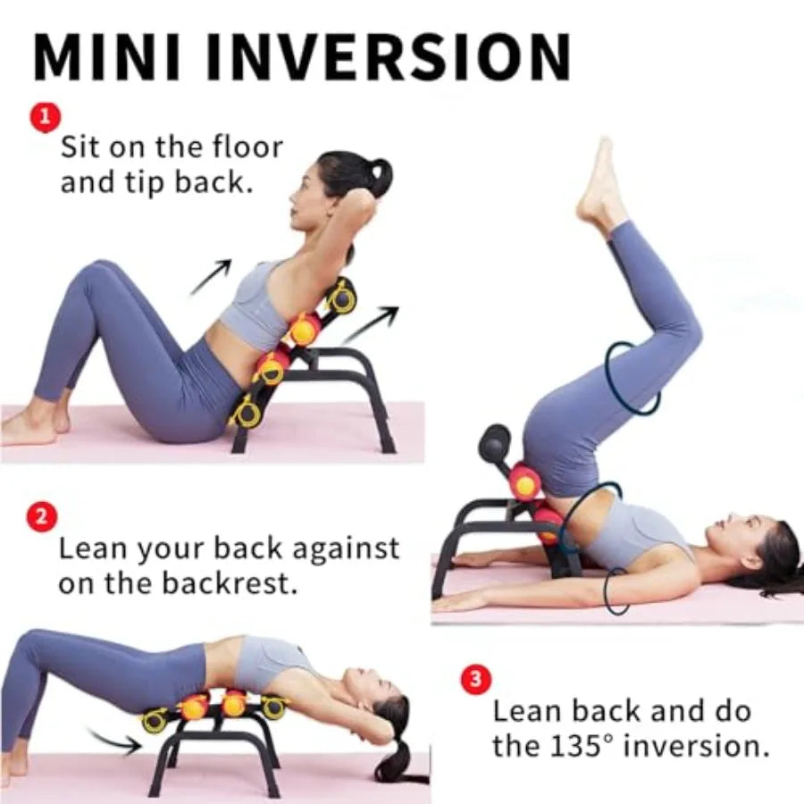 SnatchBack™ Core & Back Compact Inversion Table