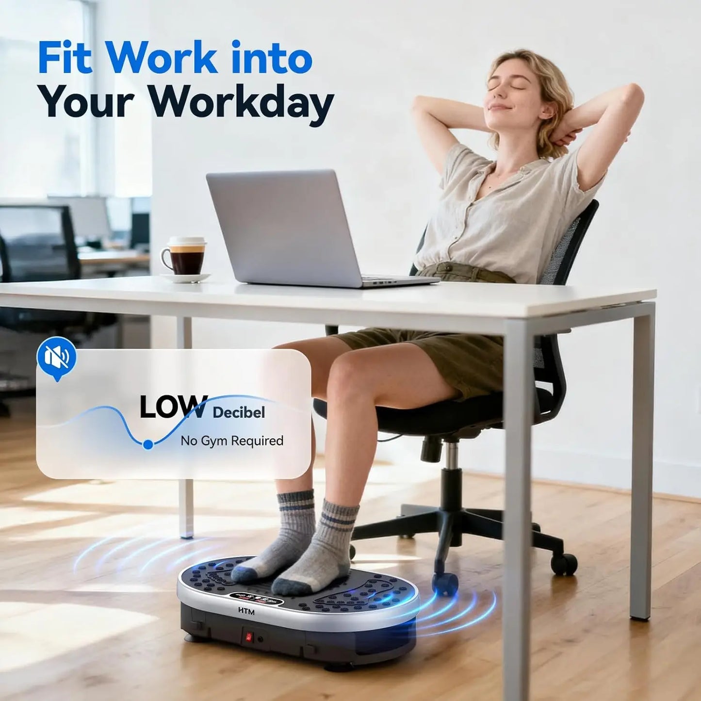 VibeFit Home Vibration Fitness Plate